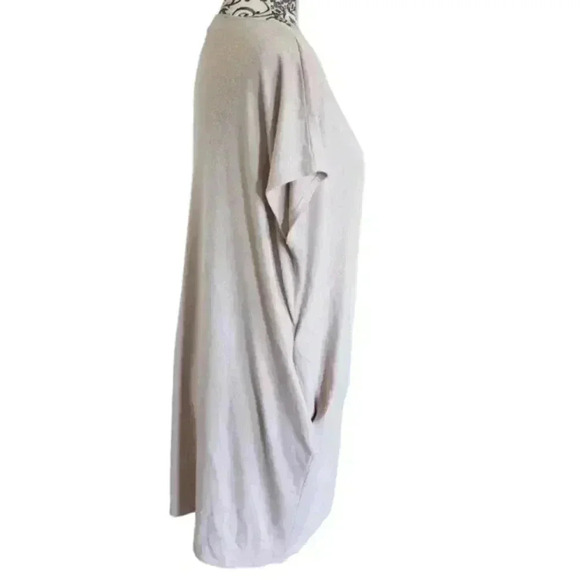 Aritzia Wilfred Free Marcoux Dress Light Taupe Jersey Women's size Extra Small - Picture 5 of 13